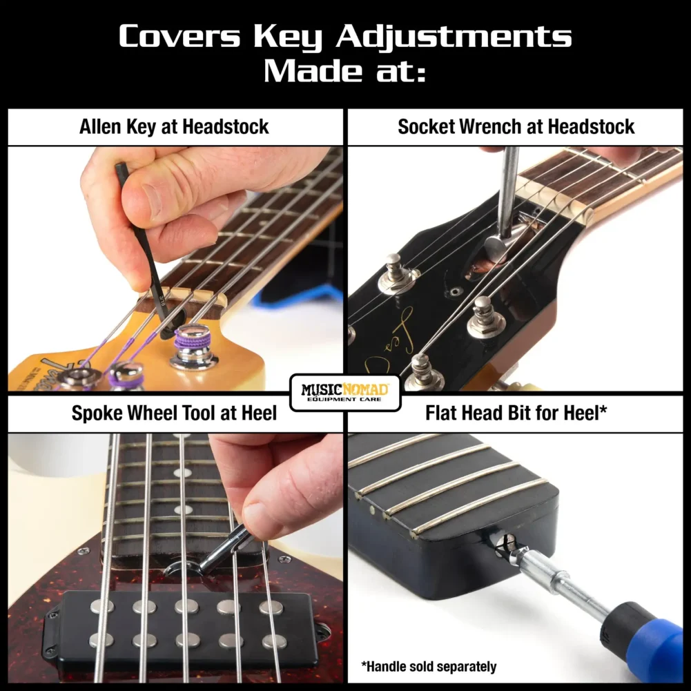 MN235_Action3 Premium Guitar Tech Truss Rod Wrench Set - 11 pcs.