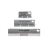 Fret Leveler - Diamond U-File for Leveling Single Guitar Frets - 3 Pack (1.25", 2", 3")