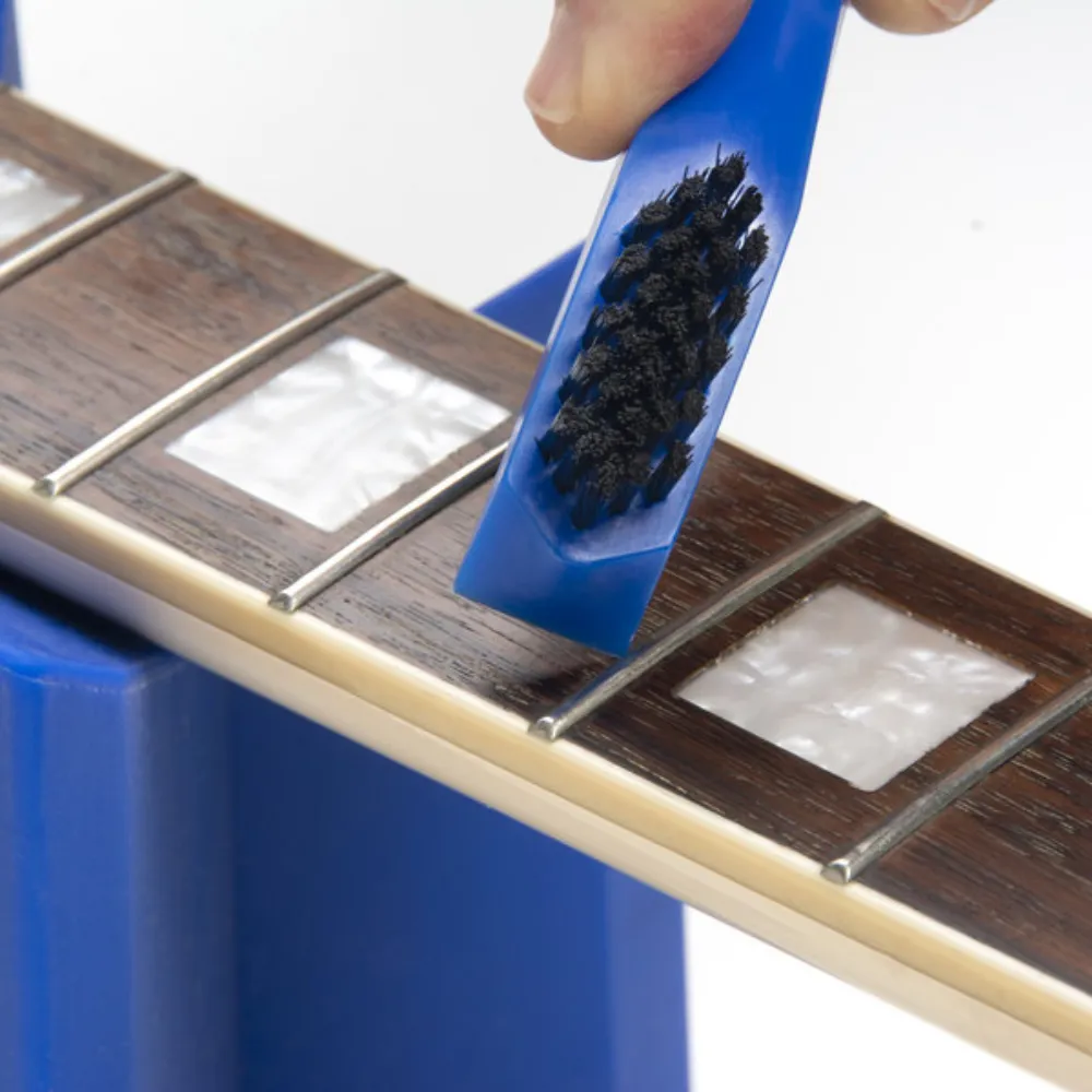 Fretboard Brush cleans where fret wire meets fretboard