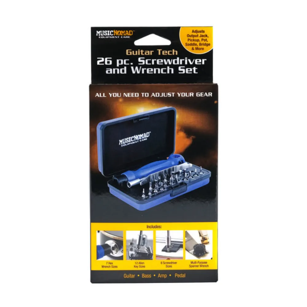 16 MN229: Premium Guitar Tech Screwdriver and Wrench Set