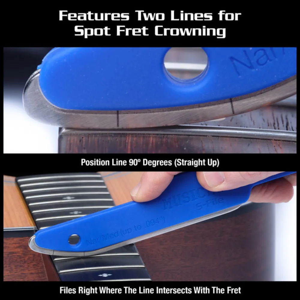 6 (1) Two Lines for Spot Fret Crowning