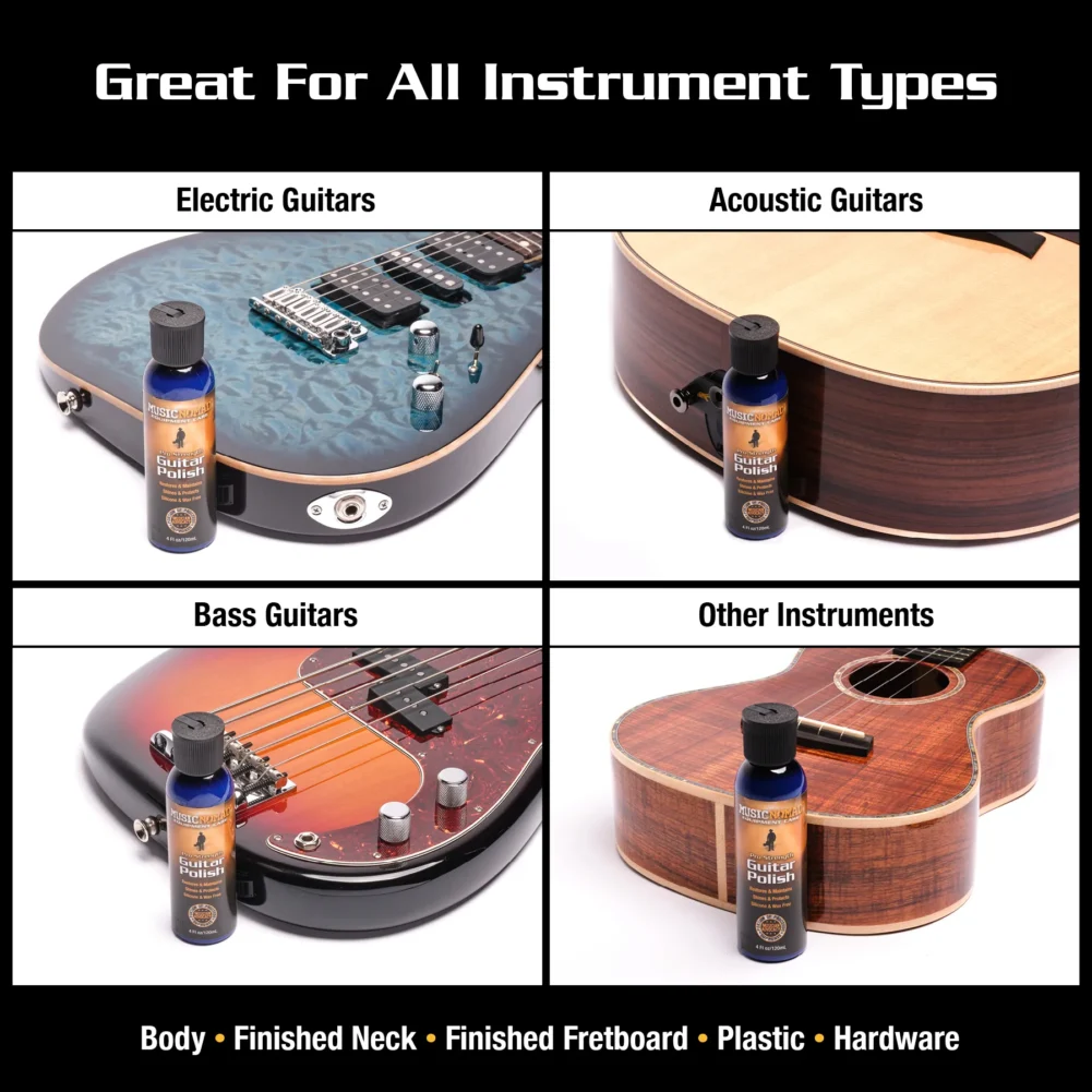 MN101_Action2-MN101-WEBP Works Great on Acoustic Guitars, Electric Guitars, Bass and Other Instruments