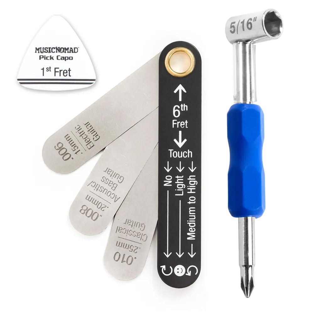 1 (1) MN611: Truss Rod Neck Relief Measure and Adjust Kit for GIBSON® and PRS® (USA) Guitars