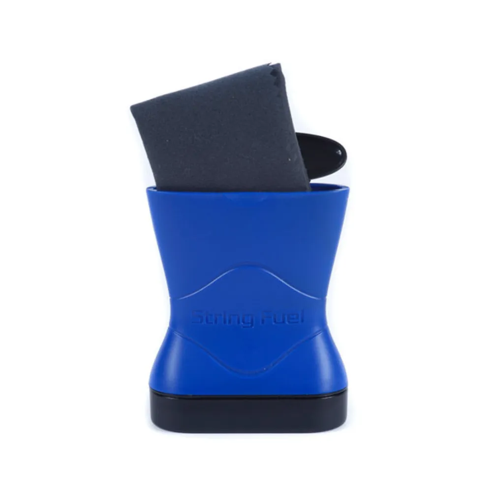 MN109: String Fuel - Cleaner and Lubricant Polishing Cloth cleverly stores inside handle