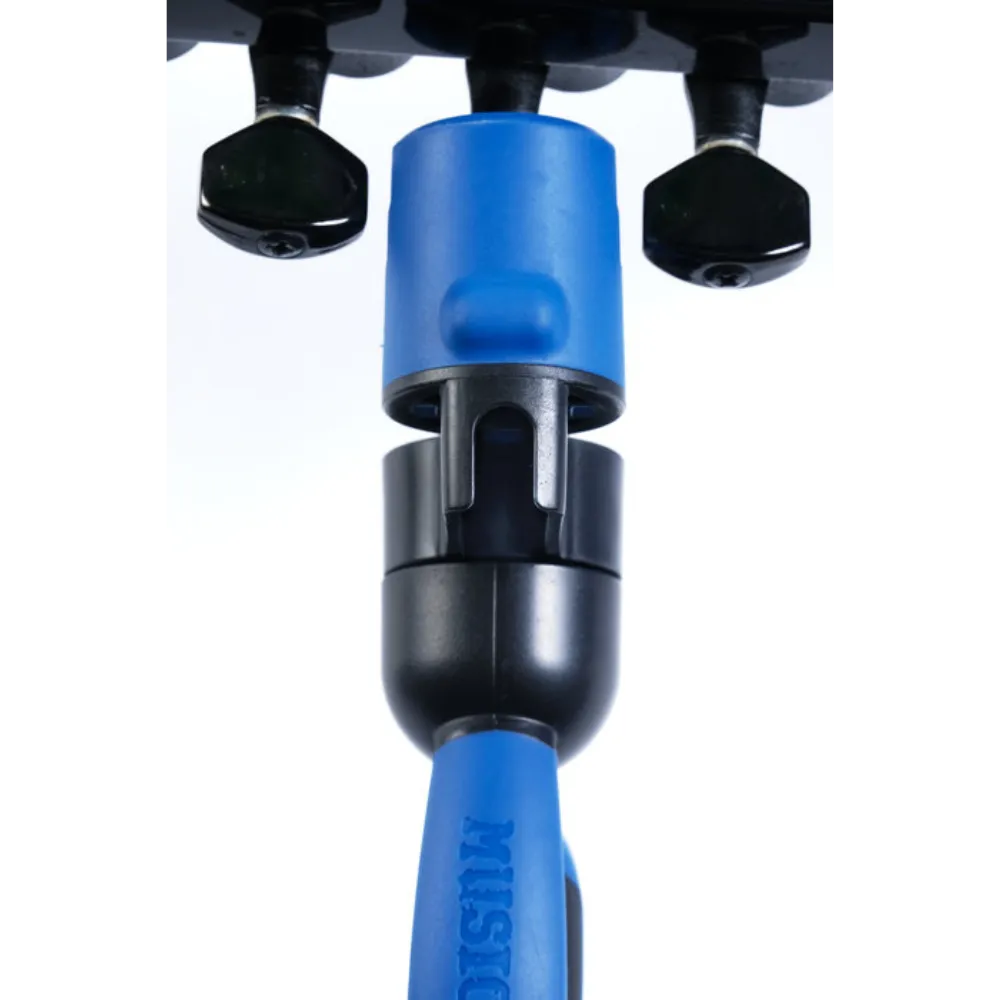 innovative rubber lined head smoothly & silently slips over electric guitar tuning pegs