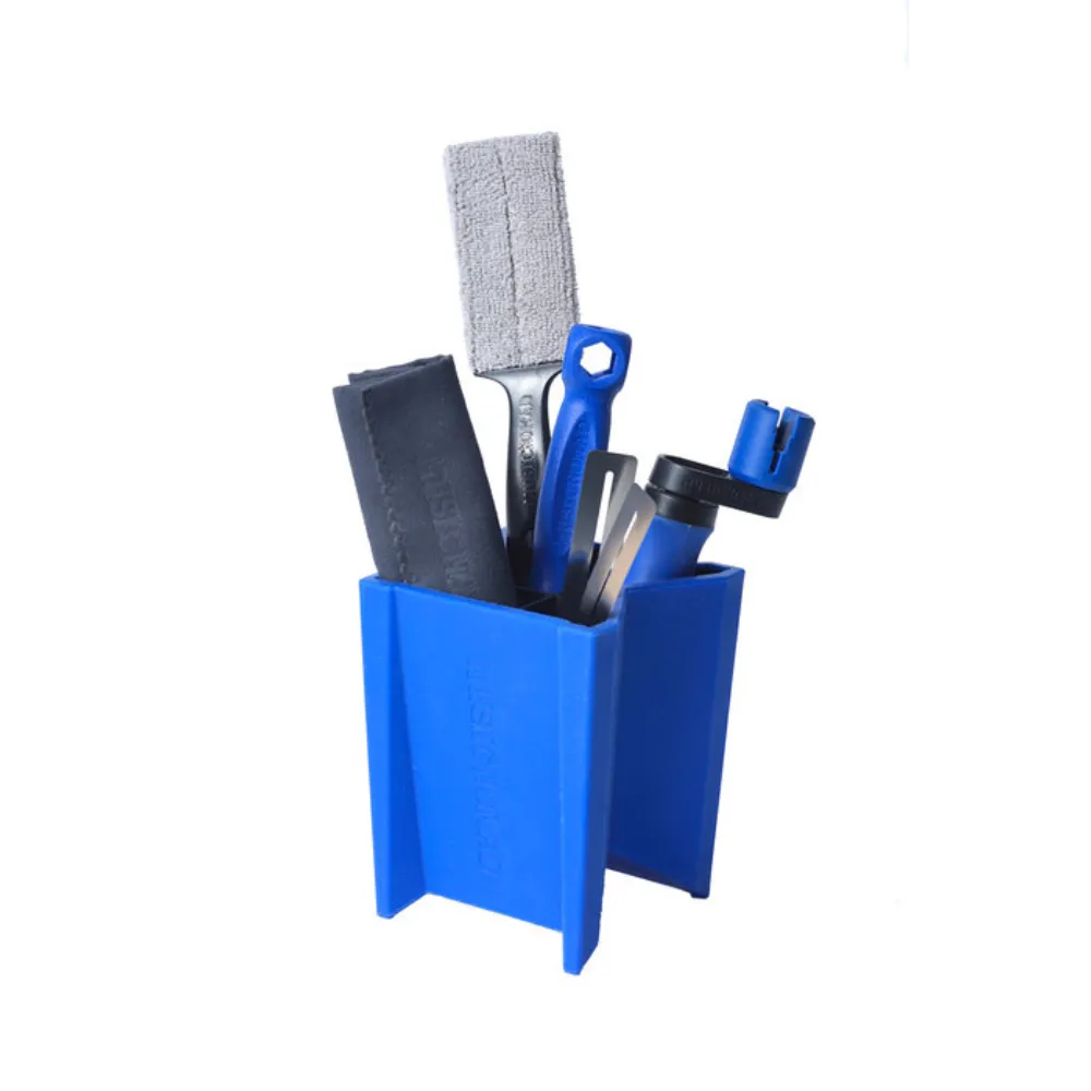 Neck Rest also stores tools