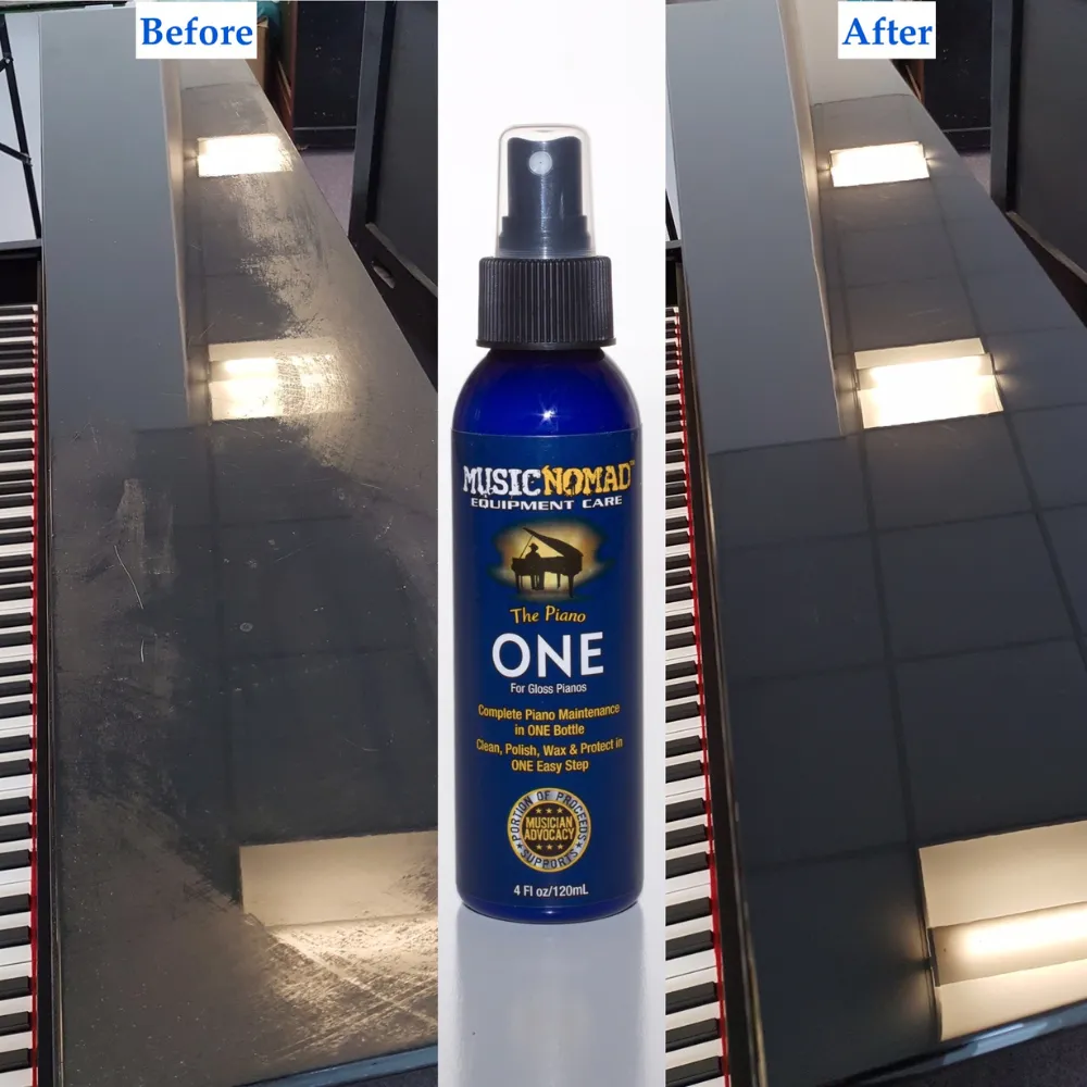 Cleaner, Polish, Wax for Acoustic and Electric Pianos