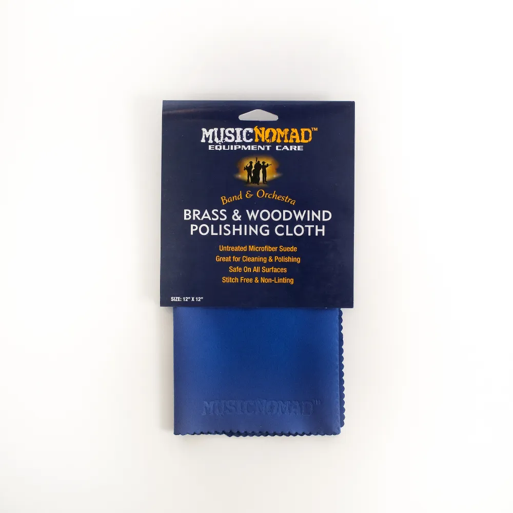 Brass and woodwind polishing cloth
