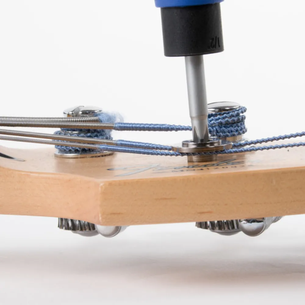 adjust and tighten bass string guides