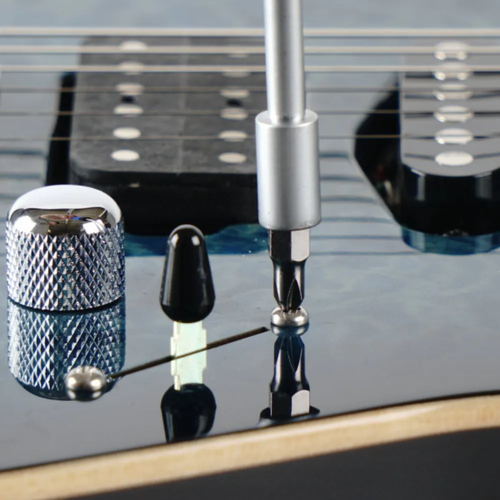 Screwdriver for popular guitar screws