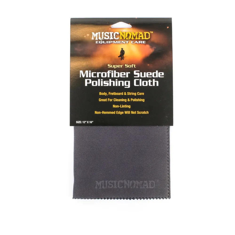 3 (2) MusicNomad's suede polishing cloth is made using a super soft, lint free construction