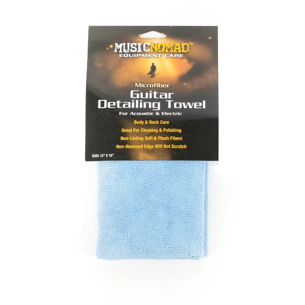 MN202: Microfiber Guitar Detailing Cloth Great for Cleaning & Polishing Acoustic & Electric Guitar