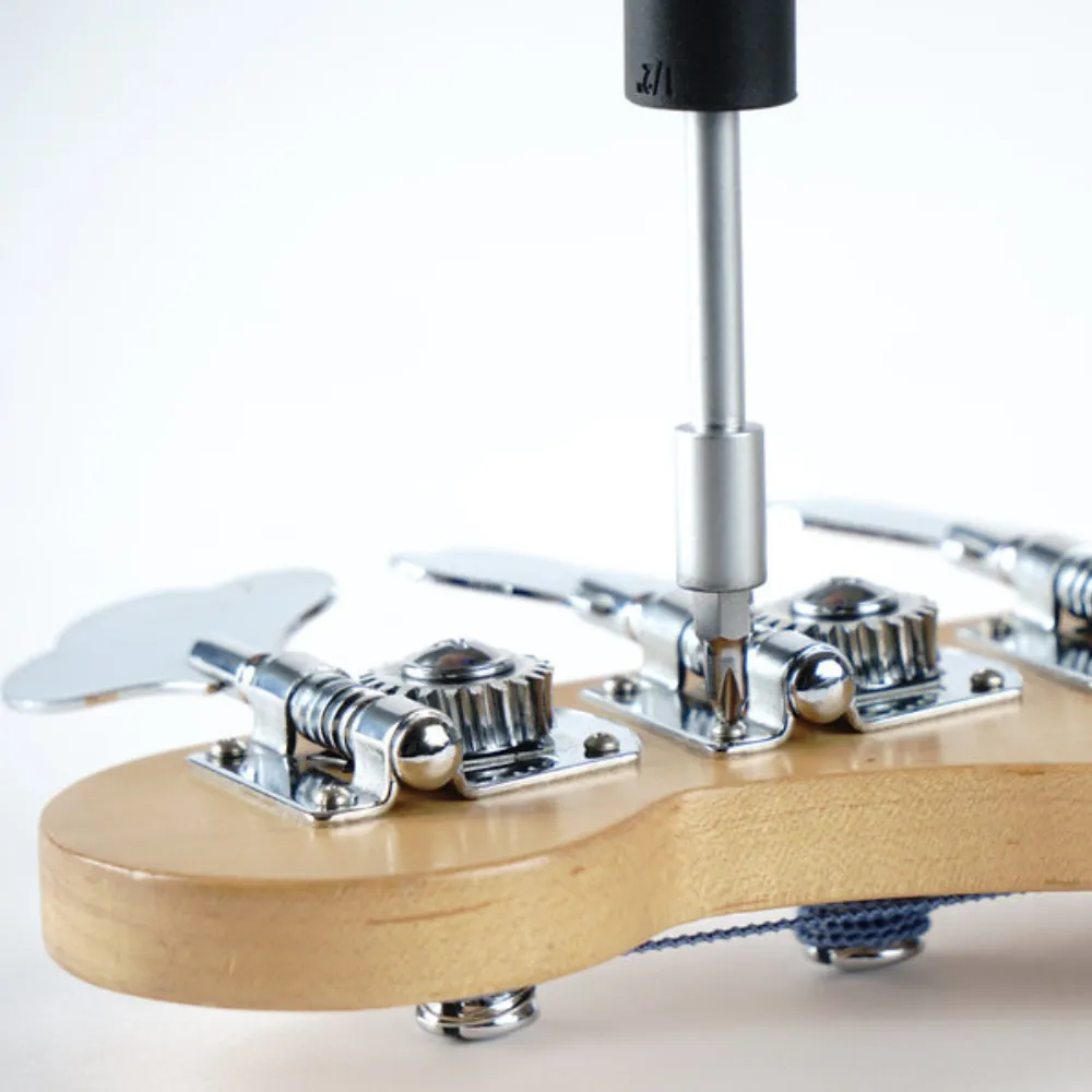 Screwdriver to adjust bass tuners