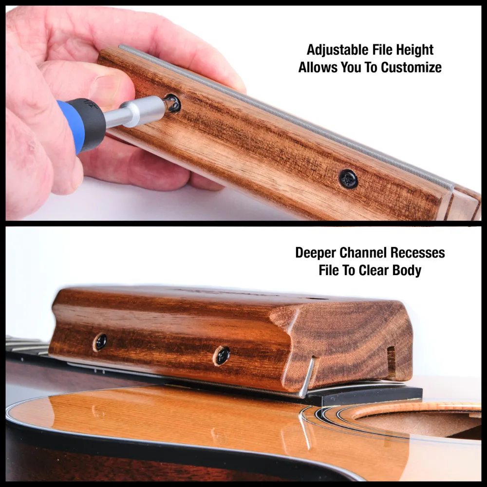 Beveling File for Acoustic Guitars