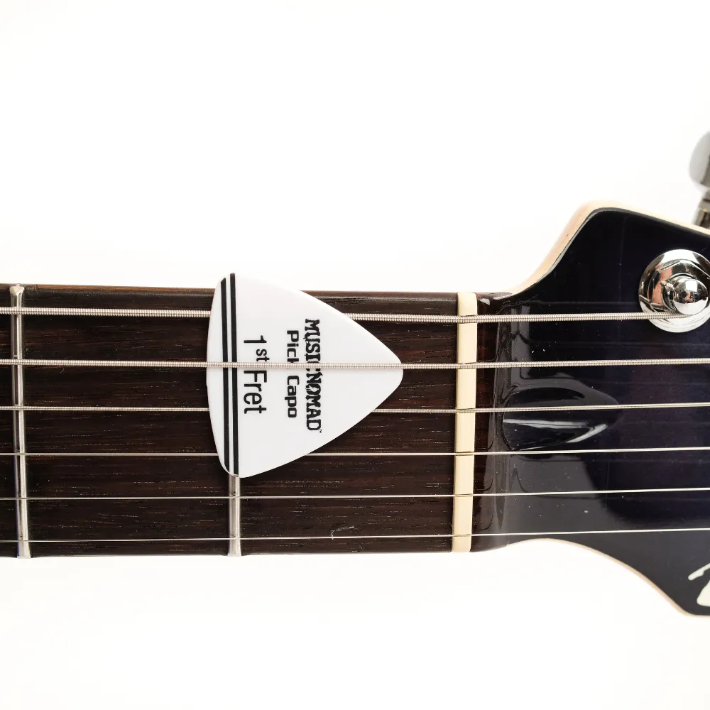 4 (1) Our extra thick pick capo lets you hold the low E down