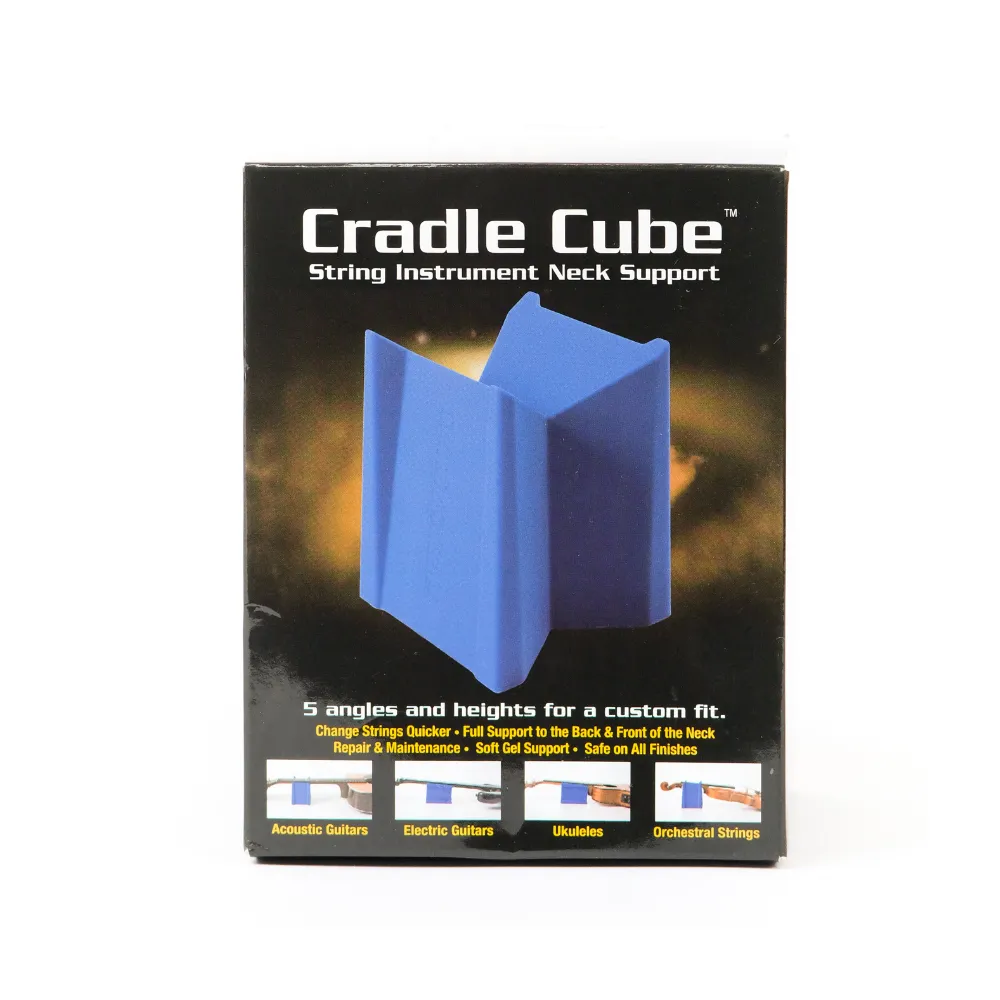 Cradle Cube Neck Support Rest for Guitar, Bass, String Instrument Care