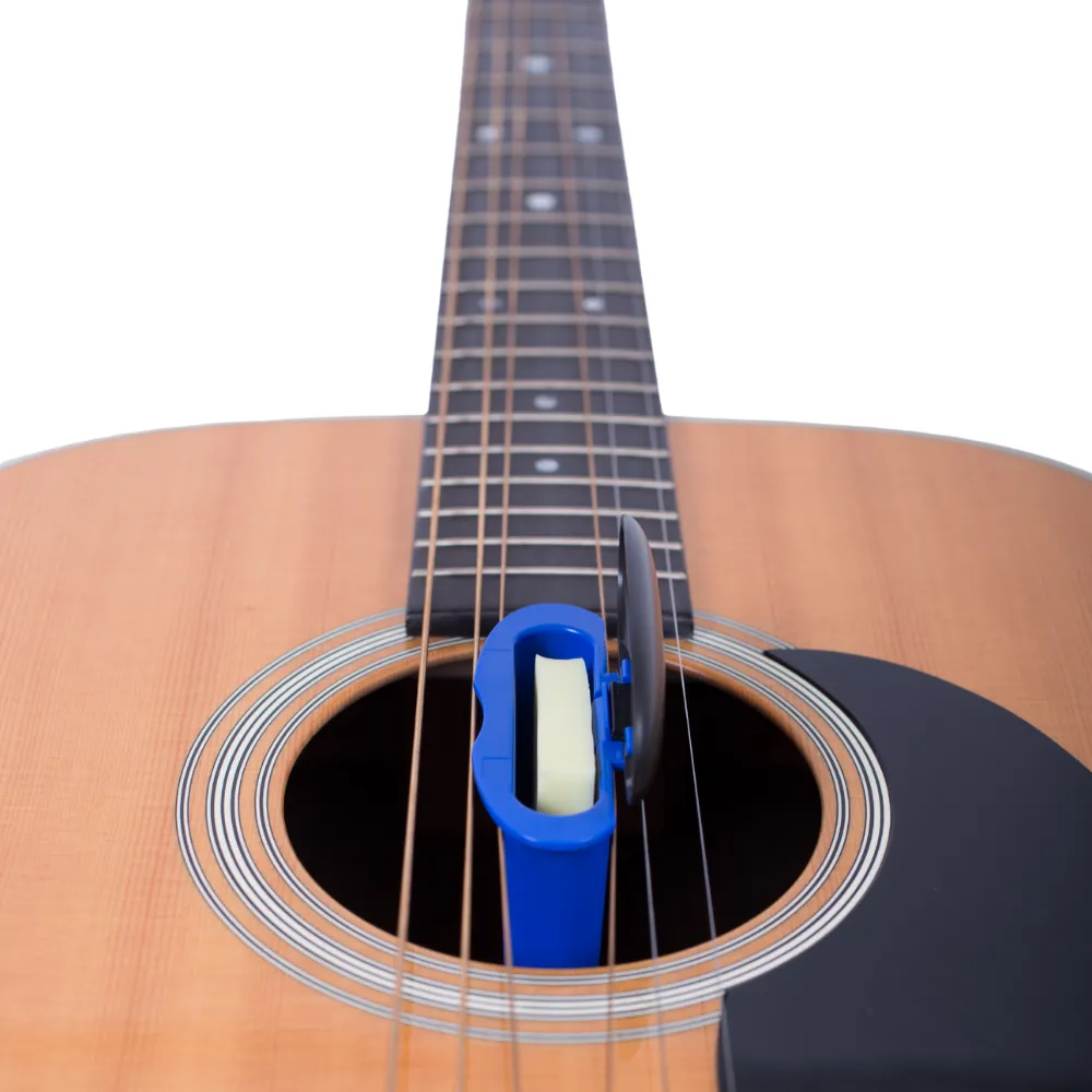 5 (1) MN300: The Humitar - Acoustic Guitar Soundhole Humidifier Humidifier rests on strings