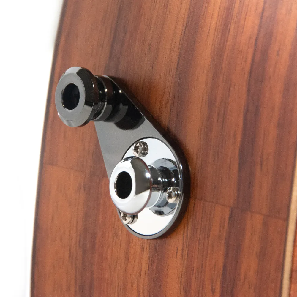 Add more secure strap button to your acoustic guitar