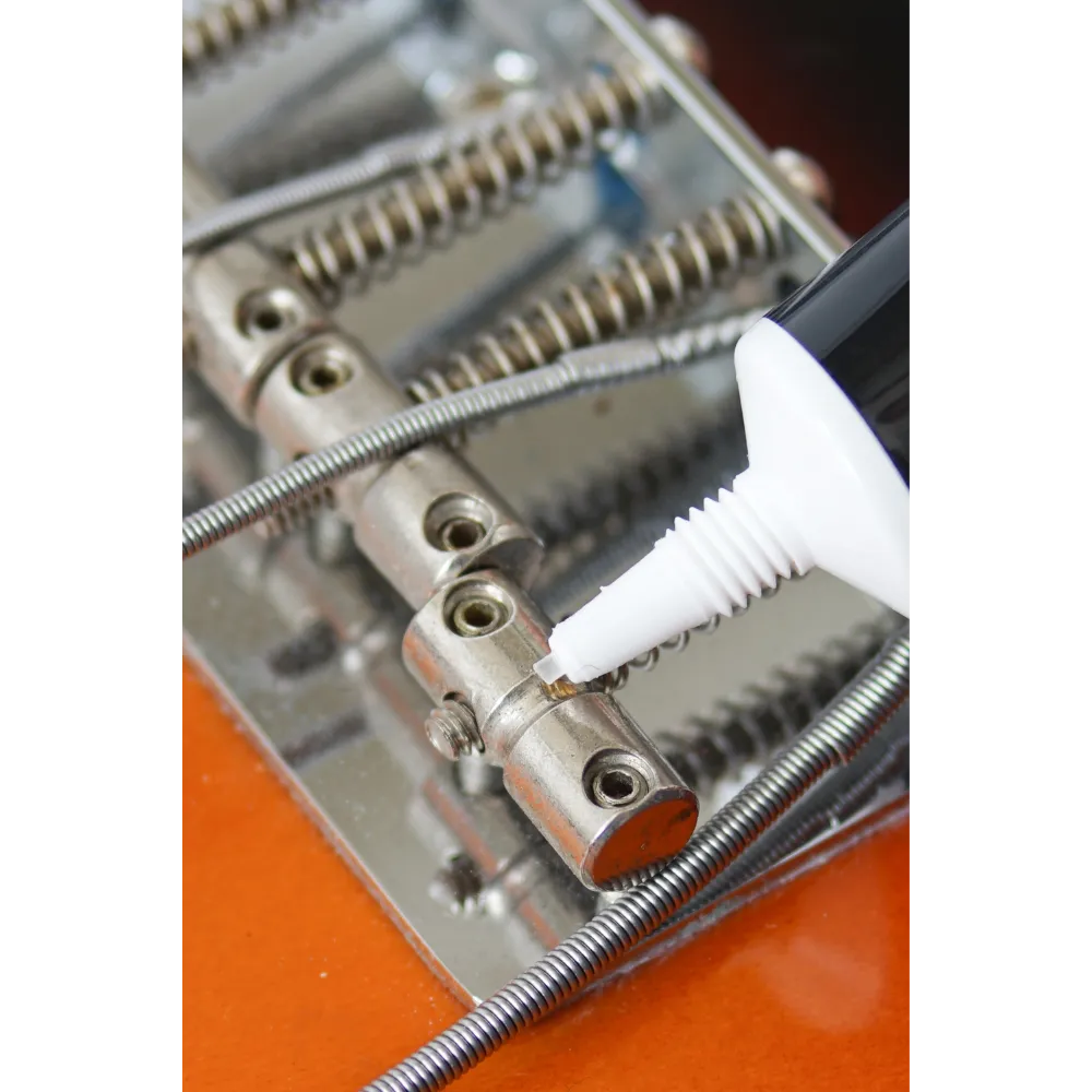 Works great on Bass Guitar Bridge