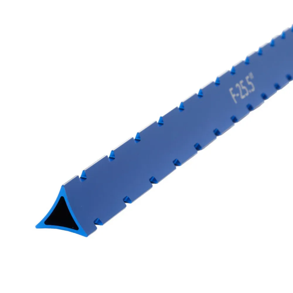 Tri-Beam 3 'n 1 Dual Notched Straightedge & Precision Straightedge for Acoustic and Electric Guitars