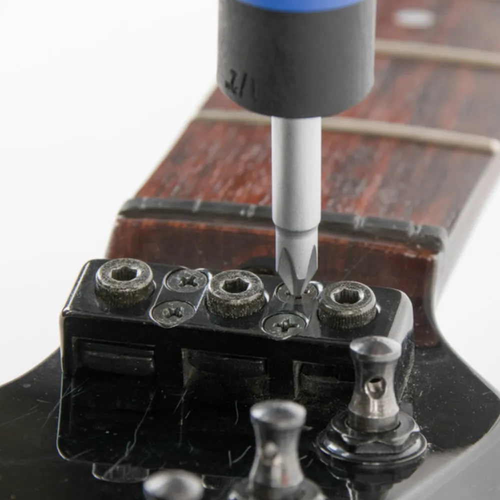 Works on screws on locking nuts